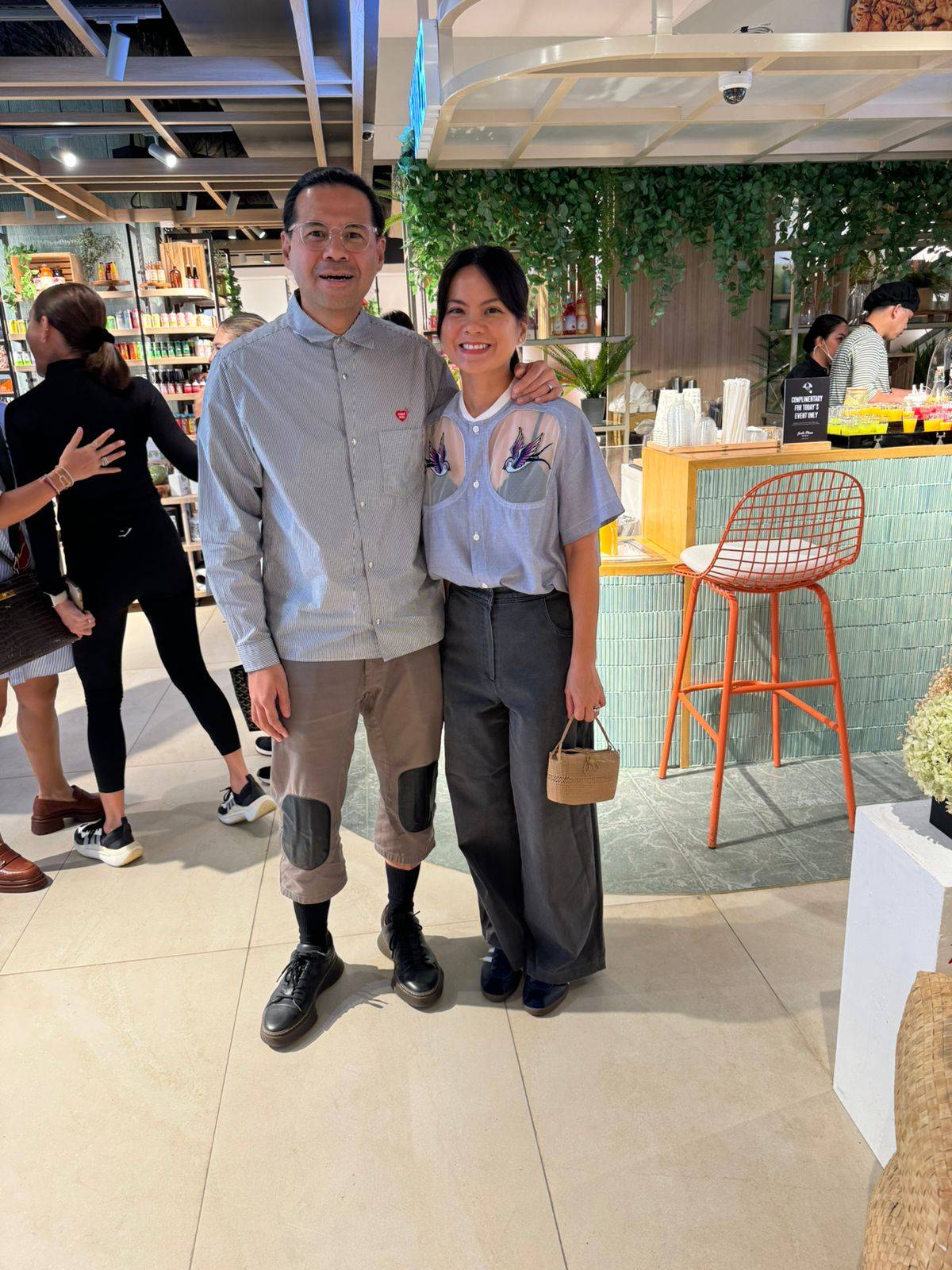 Paul Syjuco and wife Tinay Syjuco.